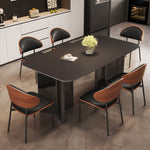 ダイニングテーブル セラミック天板 140 160 180 おしゃれ 大理石柄 4人掛け 6人掛け セラミックテーブル天板 テーブル 食卓テーブル 耐熱 食事テーブル リビングテーブル 4人用 高級感 新生活 長方形黒 ブラック