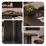 ダイニングテーブル セラミック天板 140 160 180 おしゃれ 大理石柄 4人掛け 6人掛け セラミックテーブル天板 テーブル 食卓テーブル 耐熱 食事テーブル リビングテーブル 4人用 高級感 新生活 長方形黒 ブラック