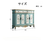 Casaconer | キッチン収納・シェルフ・キッチンラック・キャビネット・食器収納棚・食器棚・キッチンボード・コンパクト・ラック・ファックス台・FAX台・電話台・レディース・可愛いデザイン・姫系・女の子・食器収納・かわいい