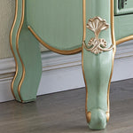 Casaconer | ほぼ完成品・脚の取り付けが必要・キッチン収納・シェルフ・キッチンラック・キャビネット・食器収納棚・食器棚・キッチンボード・コンパクト・ラック・ファックス台・FAX台・電話台・レディース・可愛いデザイン・姫系・女の子・食器収納・かわいい