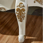 Casaconer | キャビネット・ほぼ完成品・脚の取り付けが必要・キッチン収納・姫系・アクセサリー・扉収納・3段引き出し・猫脚デザイン・FAX台・電話台・手描き花鳥模様