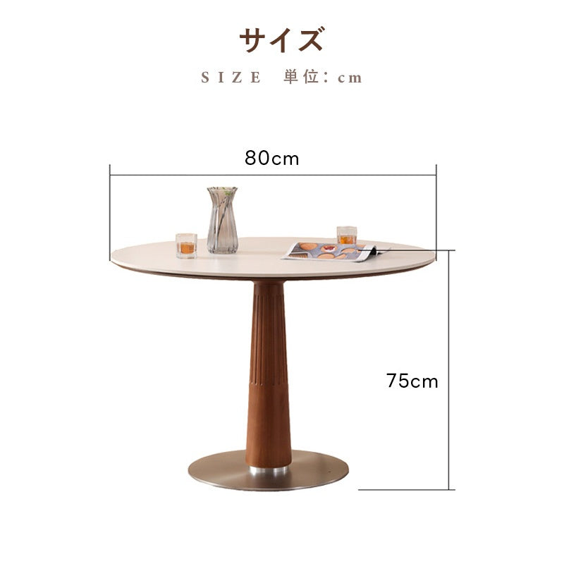 ダイニングテーブル 丸型 120cm 丸 白 大理石 丸テーブル 120 100 80 2人掛け 円形 リビング 食卓テーブル 4人掛け 6人掛け 2人 セラミック天板 コーヒーテーブル アンティーク 円卓 テーブル単品 おしゃれ 韓国 北欧