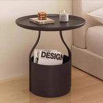 金属製 ベッドサイドテーブル スチール 幅40cm シンプル モダン 小型 収納 置き台 ナイトテーブル 寝室用 ホワイト ブラック オレンジ クリーム風 サイドテーブル 家具 省スペース 北欧風 韓国風 おしゃれ