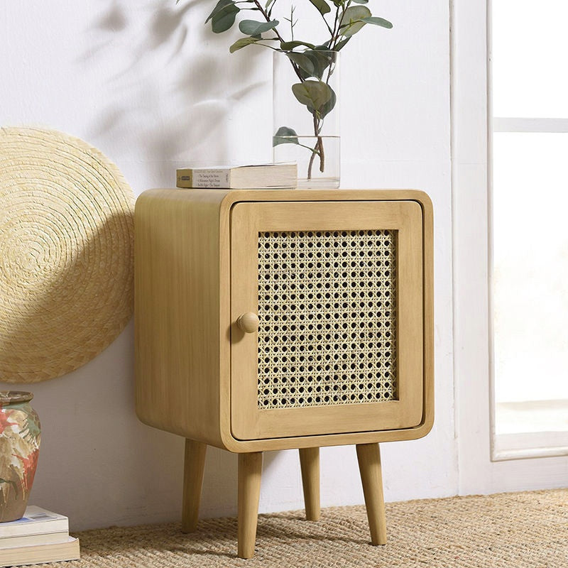 ナイトテーブル・サイドテーブル・ベッドサイドチェスト・ベッドサイド・木製・収納・おしゃれ・コンセント・引き出し・シンプル・モダン・ナチュラル・寝室収納・読書・・コンパクト・ダークブラウン・ナチュラル