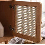 Casaconer | ナイトテーブル・サイドテーブル・ベッドサイドチェスト・ベッドサイド・木製・収納・おしゃれ・コンセント・引き出し・シンプル・モダン・ナチュラル・寝室収納・読書・・コンパクト・ダークブラウン・ナチュラル