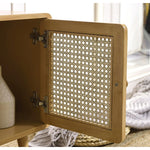 ナイトテーブル・サイドテーブル・ベッドサイドチェスト・ベッドサイド・木製・収納・おしゃれ・コンセント・引き出し・シンプル・モダン・ナチュラル・寝室収納・読書・・コンパクト・ダークブラウン・ナチュラル