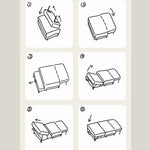 ソファーベッド 2人掛け コンパクト ソファベッド ソファー ソファ 二人掛け リクライニング 一人暮らし ベッド セミダブル 幅70/100/120/150cm カウチソファベッド 折りたたみベッド 簡易ベッド ハイバック 合皮 ブラウン 2P