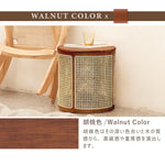 Casaconer | 完成品・ナイトテーブル・サイドテーブル・ベッドサイドチェスト・ベッドサイド・木製・収納・おしゃれ・コンセント・引き出し・シンプル・モダン・ナチュラル・寝室収納・読書・スリム・コンパクト・ダークブラウン・ナチュラル