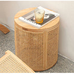 Casaconer | 完成品・ナイトテーブル・サイドテーブル・ベッドサイドチェスト・ベッドサイド・木製・収納・おしゃれ・コンセント・引き出し・シンプル・モダン・ナチュラル・寝室収納・読書・スリム・コンパクト・ダークブラウン・ナチュラル