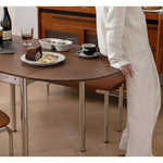 ダイニングテーブル・天然木・折りたたみ・おしゃれ・モダン・6人・150cm・4人・6人掛け