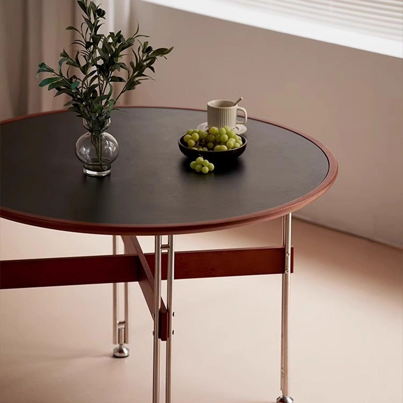 ダイニングテーブル 丸型 セラミック天板 北欧デザイン バウハウス風 円形テーブル スチール脚 コンパクト 家庭用 2人掛け 小さめ 食卓 ブラック ホワイト 幅100cm