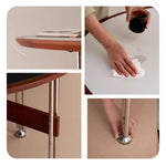 ダイニングテーブル 丸型 セラミック天板 北欧デザイン バウハウス風 円形テーブル スチール脚 コンパクト 家庭用 2人掛け 小さめ 食卓 ブラック ホワイト 幅100cm