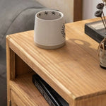 ナイトテーブル,サイドテーブル,ラタン,収納,リビング,寝室,ベッドルーム,ナチュラル,無垢材,風合い