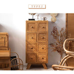 キャビネット,サイドボード,収納,タンス,リビング,ベッドルーム,ナチュラル,無垢材,タイプ2
