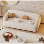 ソファ,2人掛け,3人掛け,ポリエステル,ソファー,キュート,コンパクト,クリーム風,安心できる耐久性