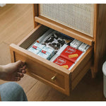 Casaconer | ナイトテーブル・木製・天然木・おしゃれ・シンプル・収納付き・小物収納・47