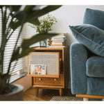 Casaconer | ナイトテーブル・木製・天然木・おしゃれ・シンプル・収納付き・小物収納・47