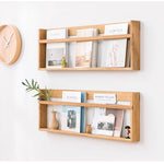 Casaconer | ウォールシェルフ・壁掛け棚・ラック・スパイスラック・ウォールラック・木製・ガード付き・収納棚・キッチン・トイレ壁棚・玄関・壁掛けラック・小物置き・省スペース・アンティーク・飾り棚・取り外し簡単・おしゃれ・飾り棚