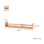 Casaconer | ウォールシェルフ・壁掛け棚・ラック・スパイスラック・ウォールラック・木製・収納棚・キッチン・トイレ壁棚・玄関・壁掛けラック・小物置き・省スペース・アンティーク・飾り棚・取り外し簡単・おしゃれ・飾り棚