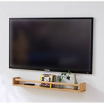 Casaconer | ウォールシェルフ・壁掛け棚・ラック・スパイスラック・ウォールラック・木製・収納棚・キッチン・トイレ壁棚・玄関・壁掛けラック・小物置き・省スペース・アンティーク・飾り棚・取り外し簡単・おしゃれ・飾り棚