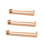 Casaconer | ウォールシェルフ・壁掛け棚・ラック・スパイスラック・ウォールラック・木製・収納棚・キッチン・トイレ壁棚・玄関・壁掛けラック・小物置き・省スペース・アンティーク・飾り棚・取り外し簡単・おしゃれ・飾り棚