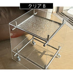 【5年保証】【完成品】スチール製 ローテーブル 楕円形 幅60cm 強化ガラス天板 かわいい 小型テーブル たたみ 窓際テーブル ベッドサイド ミニテーブル 飾り台 収納スペース付き ホワイト シンプル モダン ??感