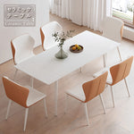 Casaconer | 伸縮ダイニングテーブル・セラミック天板・モダン・幅120・180・6人掛け