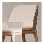 Casaconer | ダイニングチェア・天然木・レザー・木製・北欧・おしゃれ・ナチュラル・韓国風・ダイニング・ダイニングチェアー・4脚セット・2脚セット