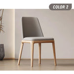 Casaconer | ダイニングチェア・天然木・レザー・木製・北欧・おしゃれ・ナチュラル・韓国風・ダイニング・ダイニングチェアー・4脚セット・2脚セット