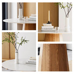 丸テーブル,ダイニングテーブル,2人掛け,4人掛け,食卓,食事テーブル,無垢材,セラミック,ナチュラル,カフェ風,ディテール