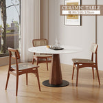 丸テーブル,ダイニングテーブル,2人掛け,4人掛け,食卓,食事テーブル,無垢材,セラミック,スタイリッシュ,カフェ風