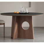 Casaconer | ダイニングテーブル・円形・セラミック・木製・モダン・120・3人掛け