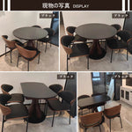 Casaconer | 円形ダイニングテーブル・セラミック・モダン・ダイニングテーブル・幅70・120・6人掛け