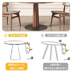 Casaconer | ダイニングテーブル・セラミック天板・おしゃれ・シンプル・北欧・韓国インテリア・80・100・120・4人掛け