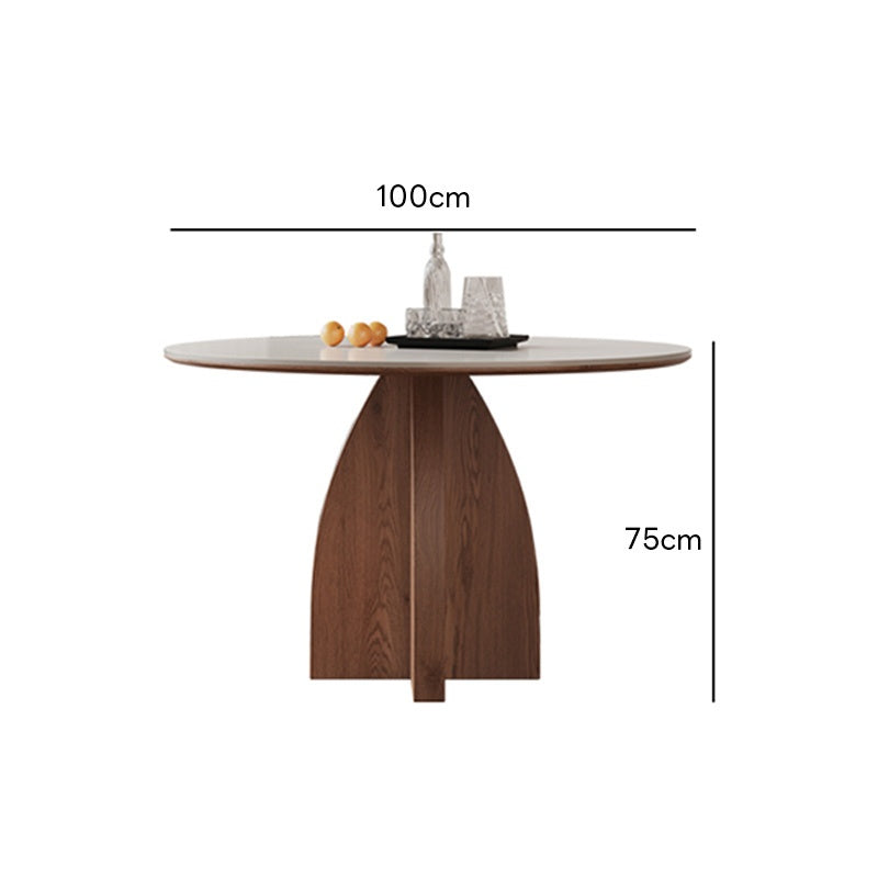 ダイニングテーブル 丸 80cm 100cm セラミックテーブル セラミック天板 円 食事テーブル テーブル リビングテーブル2人用 4人用 テーブル単品 セラミック 耐高温 お手入れ簡単 耐摩耗 おしゃれ ホワイト 北欧 木製