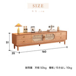 Casaconer | テレビ台・天然木・木製・おしゃれ・北欧・ヴィンテージ・大人かわいい・シンプル・ナチュラル・一人暮らし・AVラックリビングボード・160・180