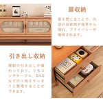 Casaconer | テレビ台・天然木・木製・おしゃれ・北欧・ヴィンテージ・大人かわいい・シンプル・ナチュラル・一人暮らし・AVラックリビングボード・160・180