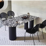 Casaconer | ダイニングテーブル・4人掛け・6人掛け・テラゾー・天板・食事テーブル・テーブル・耐高温・お手入れ簡単・耐摩耗