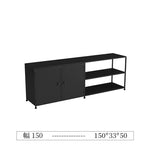 テレビボード スチールフレーム ローボード 収納棚 シェルフ一体型 北欧風 モダンデザイン リビング収納 寝室 ディスプレイ 幅150cm／180cm シンプル おしゃれ