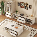 テレビボード テレビ台 かわいい おしゃれ 北欧 天然木 木製 ローボード ロータイプ 脚付き 180 ラック 可愛い カワイイ お掃除ロボット対応 引出し付 テレビ 大容量 AVボード テレビ 台 キャビネット ホワイト 白 韓国風