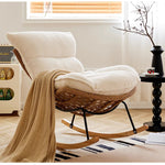 ロッキングチェア,パーソナルチェア,1人掛け,ソファ,ソファー,ラタン,ナチュラル,1人暮らし,おしゃれ,座り心地