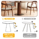 Casaconer | ダイニングテーブル・円形・木製・テーブル・モダン・80cm・100cm・4人掛け