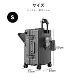 Casaconer | スーツケース・キャリーケース・軽量・静音キャスター・ダブルファスナー・大容量・旅行・出張