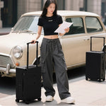 Casaconer | スーツケース・キャリーケース・軽量・静音キャスター・ダブルファスナー・大容量・旅行・出張