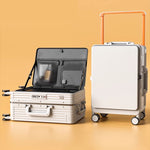 Casaconer | スーツケース・キャリーケース・軽量・静音キャスター・ダブルファスナー・大容量・旅行・出張