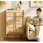 収納棚・おしゃれ・脚付き・北欧・キャビネット・大容量・扉付き・食器収納