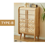 収納棚・おしゃれ・脚付き・北欧・キャビネット・大容量・扉付き・食器収納