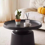 金属製 ローテーブル 白 丸 スチール 北欧 2個セット テーブル おしゃれ 丸テーブル リビングテーブル ちゃぶ台 70cm 丸型 円卓 かわいい センターテーブル 円 机 ホワイト 韓国 一人暮らし サイドテーブル ベッドサイド ホワイト＋ブラック デザイン シンプル