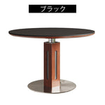 ダイニングテーブル 丸 2人 丸テーブル セラミック天板 円形 円型 セラミック 食卓テーブル 直径80/100/120cm 4人 6人掛け おしゃれ モダン ブラック 黒 リビング マットな感じ 艶消し おしゃれ 北欧