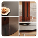 ダイニングテーブル 丸 2人 丸テーブル セラミック天板 円形 円型 セラミック 食卓テーブル 直径80/100/120cm 4人 6人掛け おしゃれ モダン ブラック 黒 リビング マットな感じ 艶消し おしゃれ 北欧